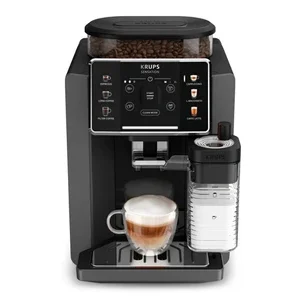 CAFETIERE KRUPS SENTATION LAIT 1.5L 1450W 15BARS GRIS