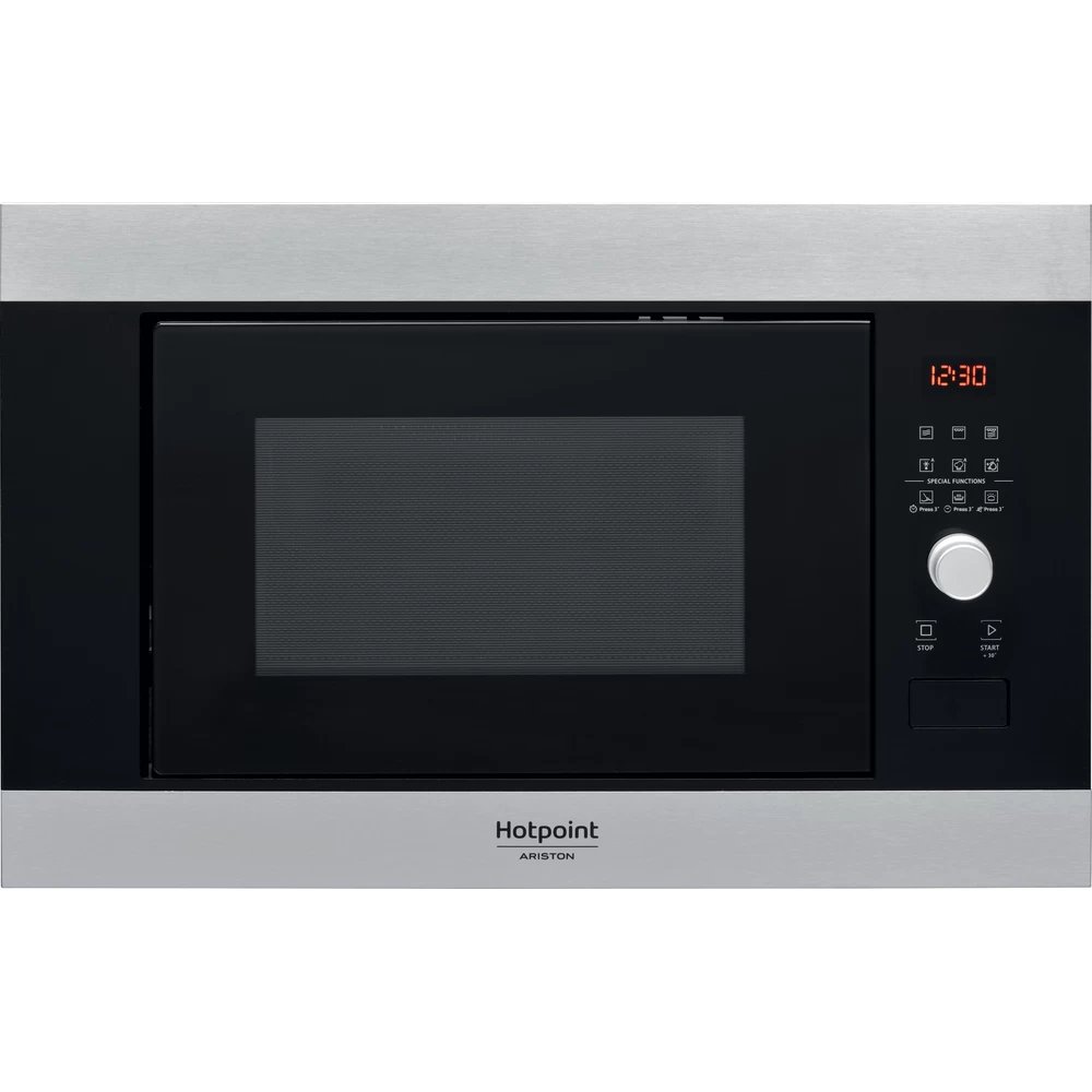 MICRO ONDE HOTPOINT ENCASTRABLE 25 L HYDROLYSE INOX - NOIR