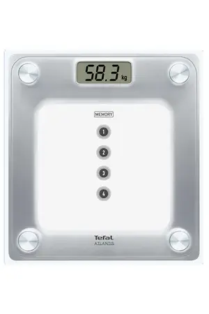 PESE PERSONNE TEFAL ATLANTIS 160KG VERRE TREMPE