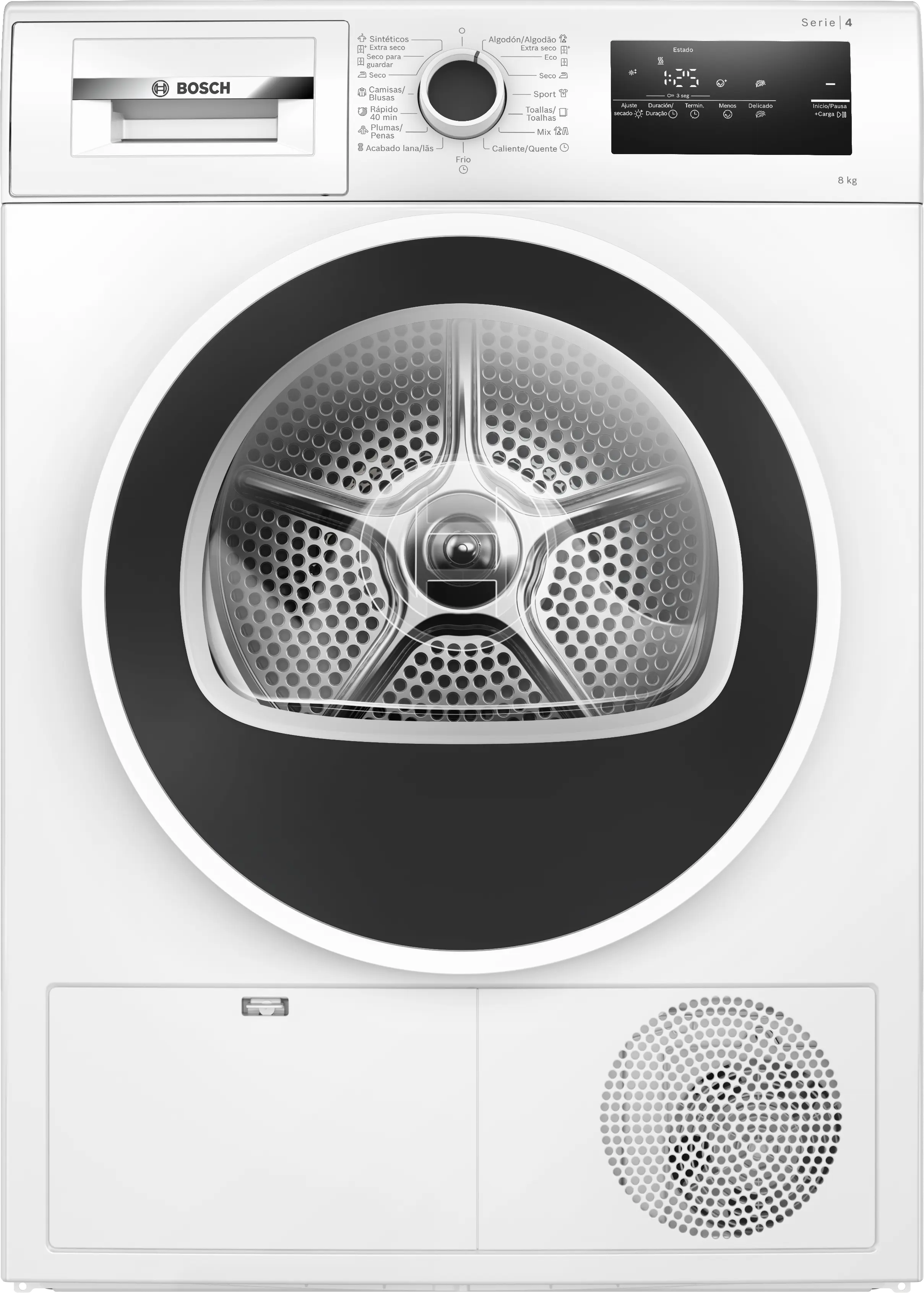 SECHE LINGE BOSCH POSE LIBRE 08KG SERIE04 A++ /AFFICHEUR/BLANC